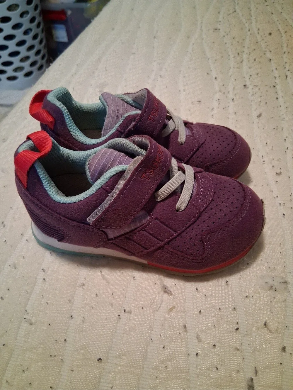 Tsukihoshi Purple Kids Sneakers Size 8